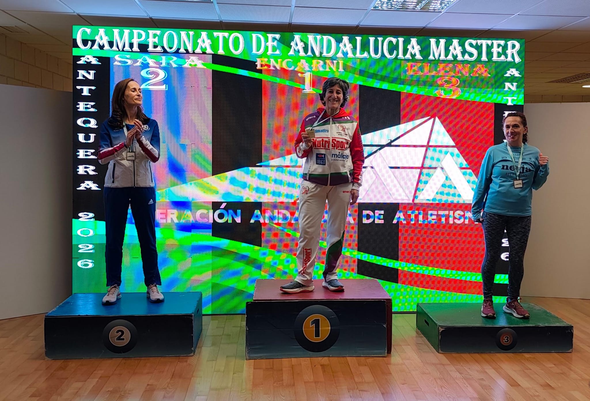 Trío de oro para Encarni Villena en Campeonato...