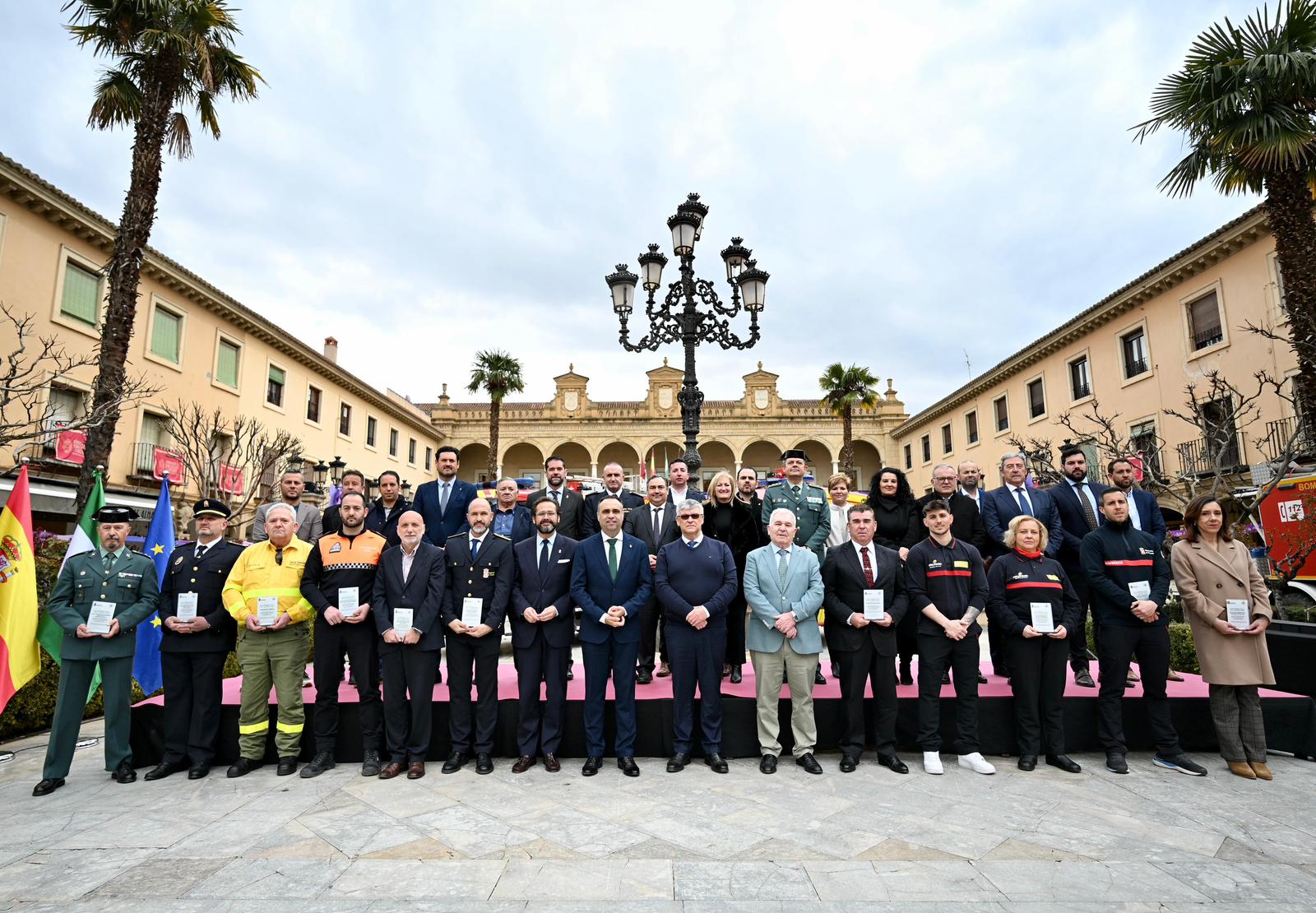 Diputación reconoce la labor de los efectivos que actuaron durante los temporales del último mes en la provincia