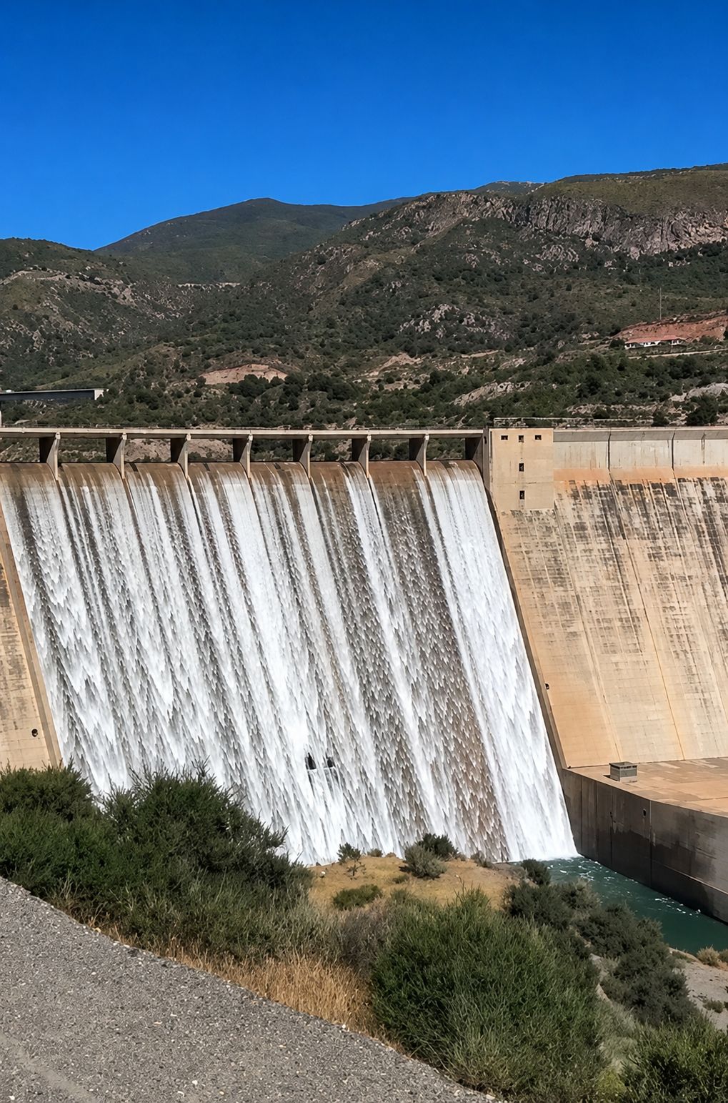 La Presa de Rules alcanza el 100% de su capacidad y realiza labores de desembalse