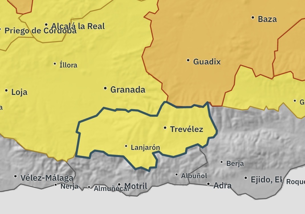 El Valle de Lecrín, pendiente de la evolución...