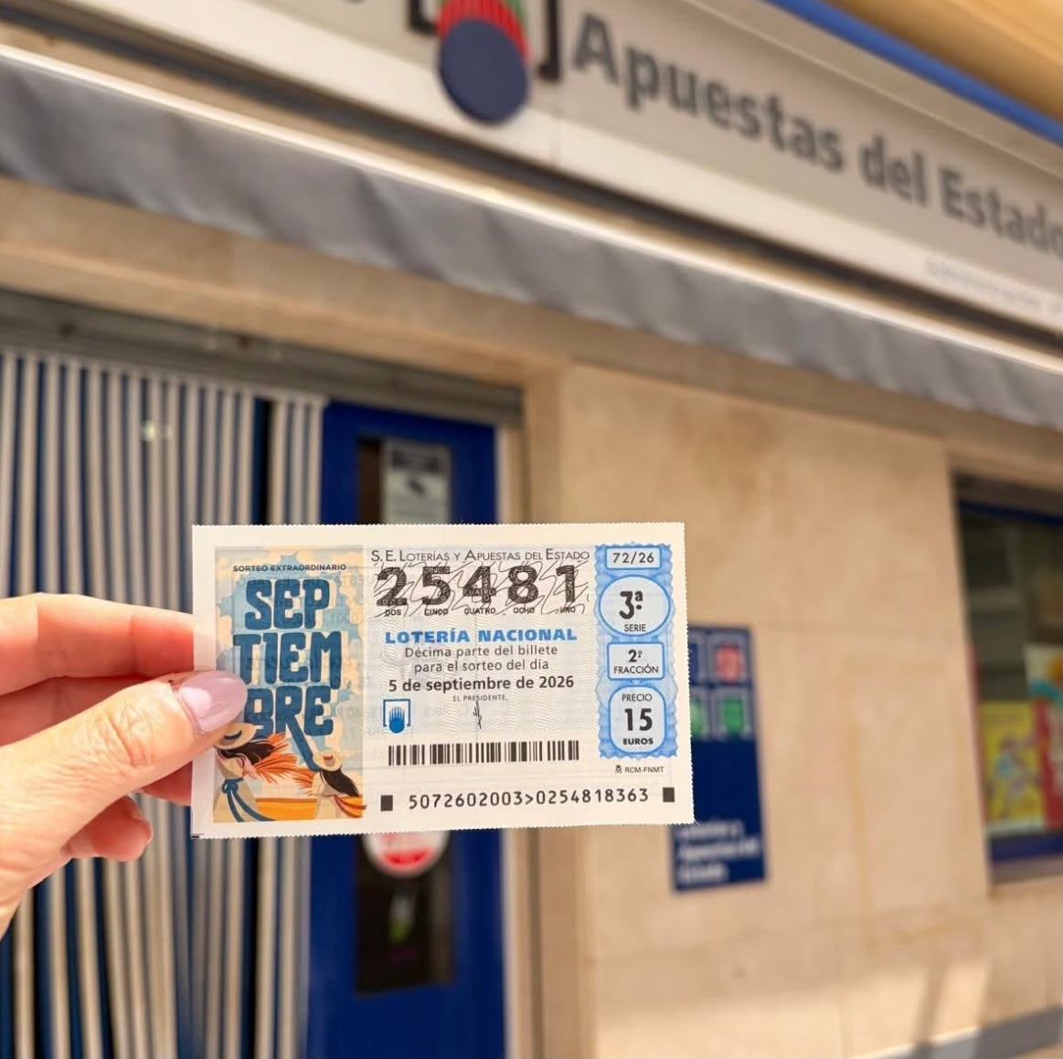 El tercer premio de la Lotería Nacional deja...